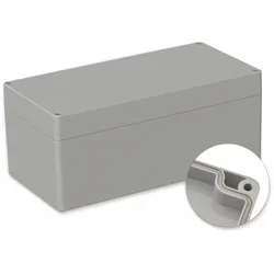 POLLIN, ABS Gehäuse, 240,5 x 120 x 100,5 mm, IP66, Lichtgrau