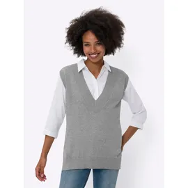 Heine Pullunder in grau-meliert | Gr.: 48