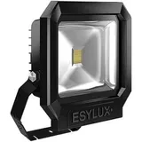 ESYLUX LED-Strahler Aluminium 8,6 cm inkl. Bewegungsmelder schwarz