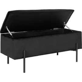 House Nordic Bank Watford mit Stauraum Schwarz