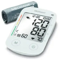 Medisana GmbH Medisana BU 535 VOICE, Oberarm, Weiß, 2 Benutzer, LCD, AA, 1,5 V