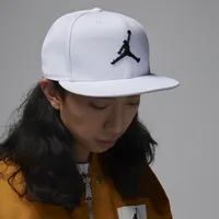 Jordan Jumpman Pro Verstellbare Cap - Weiß, L/XL