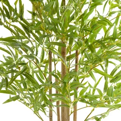 TECTAKE Künstlicher Bambusbaum Bambosa, realistische Textur - 120 cm