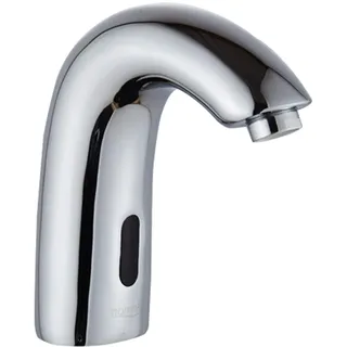 Infrarot Wasserhahn Automatischer Mischbatterie Waschbecken Sensor Armatur - Berührungsloser Wasserhahn für Schulen, Hotels - 17cm Höhe, kalt Wasser, 1.5kg Gewicht