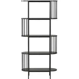 CASANOVA Standregal 80 x 34 x 172 cm Schwarz