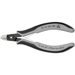 Knipex Präzisions-Elektronik-Seitenschneider L.125mm Facette ja,sehr kl.pol.