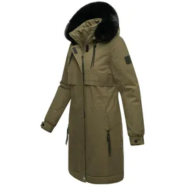 Navahoo Wintermantel Kaltwetterretter 14 grün / schwarz XS