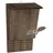 Relaxdays Fledermauskasten, großer Unterschlupf für Fledermäuse, HxBxT: 37 x 22 x 12,5 cm, Fledermaushotel, Holz, braun