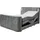 ed exciting design Dallas Boxspringbett 180x200 cm, , inkl. Topper, LED-Beleuchtung, motorisierter TV-Halterung grau