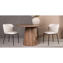 venture home Esszimmerstuhl Edina Polyester weiß 2er Set