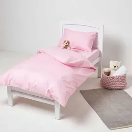 Homescapes Kinder-Spannbettlaken, 2er-Set, Ägyptische Baumwolle, 70/140 cm,
