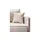 Selsey Schlafcouch Kunstleder 3-Sitzer Beige