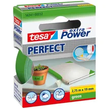 Tesa Gewebeband Power Perfect 2,75 m x 19 mm Grün