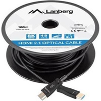 Lanberg CA-HDMI-30FB-1000-BK HDMI-Kabel 100 m HDMI Typ A (Standard) Schwarz