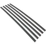 Betten-ABC Ersatz Federholzleisten aus Schichtholz im 5er Set passend für viele gängige Lattenroste Länge: Für 70 cm (680 mm); / Anthrazit
