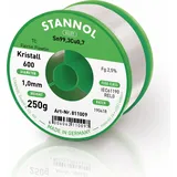 Stannol Kristall 600 Fairtin Lötzinn, bleifrei bleifrei Sn99,3Cu0,7 250g 1mm