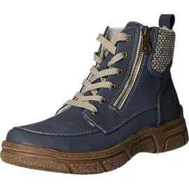 Rieker Schnürstiefel Damen Blau 42