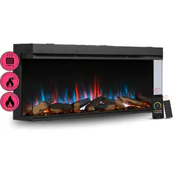 Elektrokamin BALDERIA Athena 52, Einbaukamin, 3D-Flammeneffekt, Heizung 1500W