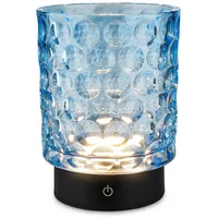 Briloner - LED Tischlampe kabellos IP44 mit Glaskorpus, Touchdimmbar