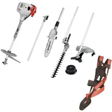 Ikra mogatec IKRA Gartenpflege Set Multitool IBKH 52-1 Benzin 4in1: Freischneider Rasentrimmer Entaster Heckenschere 51,7cm3 1,5kW