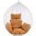 RAMROXX Kissen für Hängesessel Korb 2-teiliges Set 40 x 40 cm Braun
