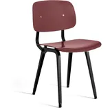 HAY - Revolt Chair, schwarz / plum red