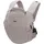 fillikid Babytrage Natural ab 3,5 -20 kg für Bauch-, Hüft und Rückentrageposition - Grau