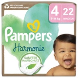 Pampers Harmonie Baby Windeln Größe 4, 22 Windeln, 9kg-14kg