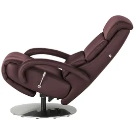 Hukla Relaxsessel Florian Leder 73 x 115 x 91 cm Rot elektrisch