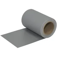 Karat PVC Sichtschutzstreifen | für Gittermatten-Zäune | Grau
