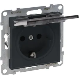 Legrand Schuko-Steckdose 16 A Anthrazit