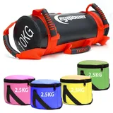 Eyepower 10kg Power Bag 6 Griffe Rot 17x45 cm