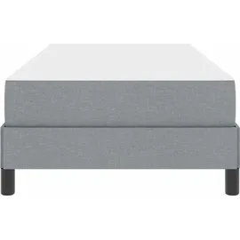 vidaXL Boxspringbett 100 x 200 cm Hellgrau