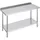 Vevor Arbeitstisch Edelstahl 610 x 1524 x 914 mm weiß