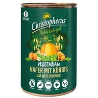 Christopherus Dose Vegetarian Hafer mit Kürbis 400g (Menge: 6 je Bestelleinheit)