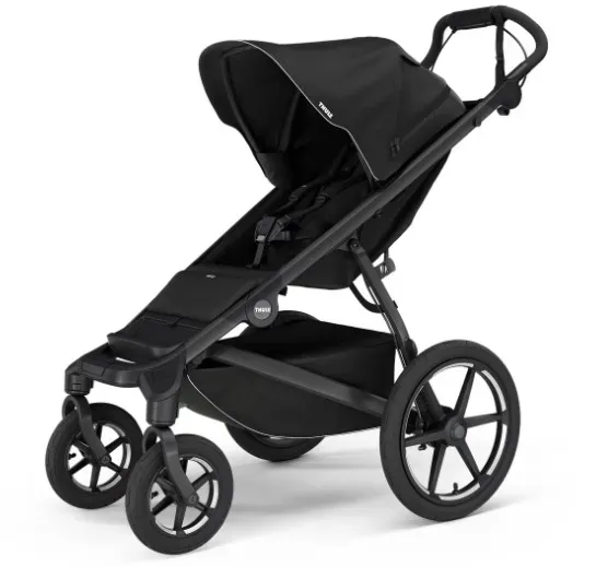 Thule Urban Glide 4-Wheel Geländekinderwagen - mit Magnetverschluss - Schwarz