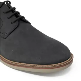 CLARKS Atticus Lt Lace Oxford, Dunkelgraues Nubuk, 43 EU