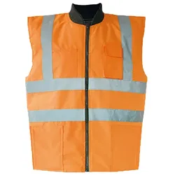 Korntex Hi-Vis Reversible Safety Bodywarmer Ural 2-in-1 - signal orange - L