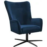 MIRJAN24 Sessel Olo, Dreh- und Kippmechanismus, Metallgestell blau