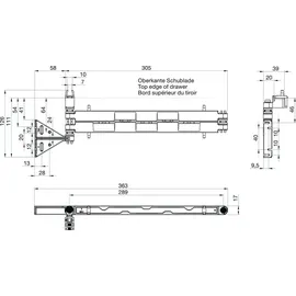 EVOline 159909127800 Wing Kabelführung schwarz -