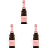Prinz Salm La Principessa Rose Brut Sekt Nahe (1 x 0.75 l) (Packung mit 3)