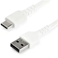 Startech StarTech.com RUSB2AC2MW USB 2.0 to USB C Cable - White - Aramid Fiber - USB-C cable - 2 m