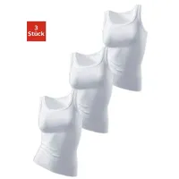H.I.S. H.I.S Tanktop »ohne Seitennähte«, (3er-Pack), aus weicher Rippqualität