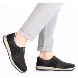 Rieker Loafer Herren Schwarz 44