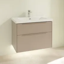 Villeroy & Boch Waschbeckenunterschrank 2 Auszüge 77,2 x 47,8 x 57,6 cm Taupe