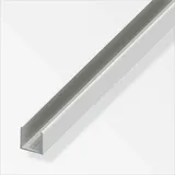Alfer U-Profil 9,9 x 10 x 1000 mm silber Profil Aluminiumprofil u Schiene - Alfer