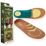 FootActive Outdoor-Einlegesohlen f. Naturliebhaber + Abenteuerfreunde! Fester Halt und Dämpfung bei hohen Belastungen., Braun/Gelb, 39 - 41 (S) - 39/41 EU