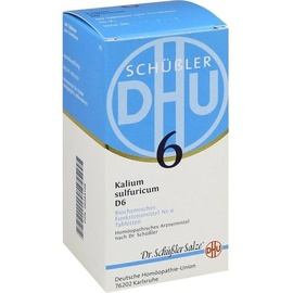 DHU-ARZNEIMITTEL DHU 6 Kalium sulfuricum D 6 Tabl.