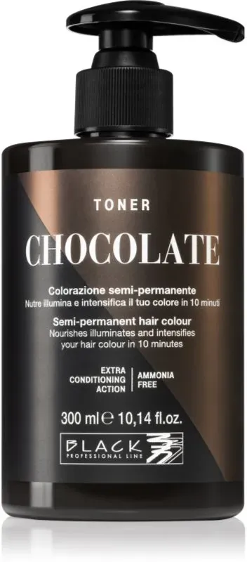 Black Professional Line Toner Toner für natürliche Farbtöne Chocolate 300 ml