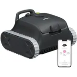 (2026 Upgrade) BWT ES Nano Poolroboter Boden und Wand, Wasserlinienreinigung, Leichter Poolsauger mit Akku, Intelligente Navigation, App-Steuerung, 180min Laufzeit für Einbau- und Aufstellpools
